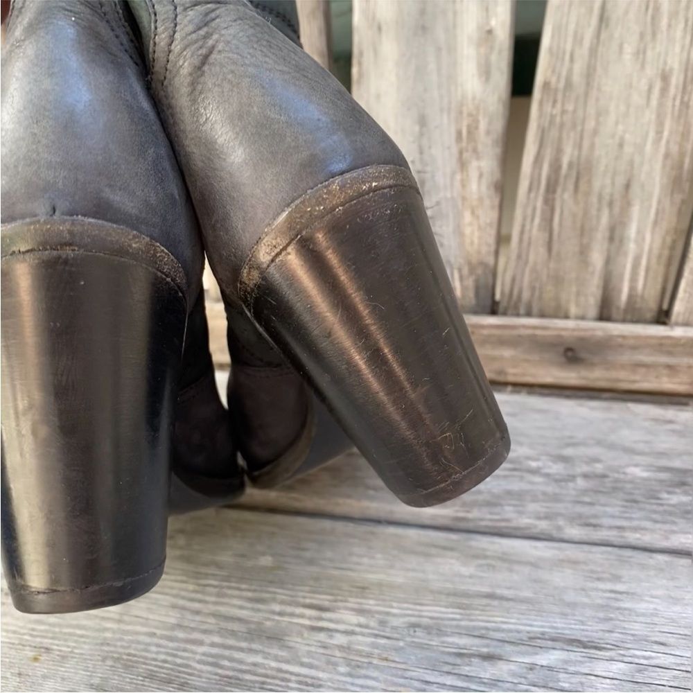 Sartore Women's Black Suede western style Ankle Boots size 7 - Picture 9 of 14
